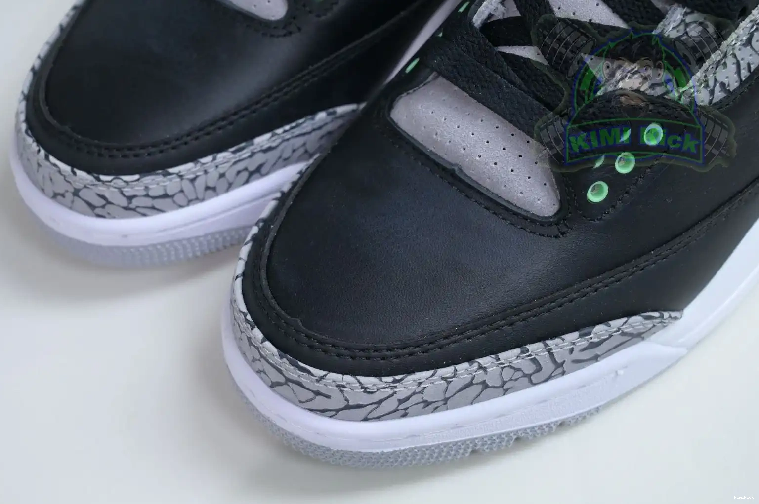 Air Green Jordan 3 Glow Kimikick 0608